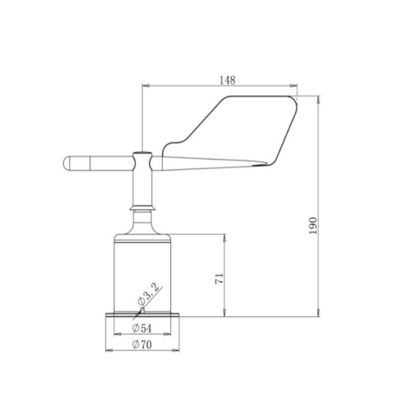 风向传感器（RS485）-FX-12V-FN